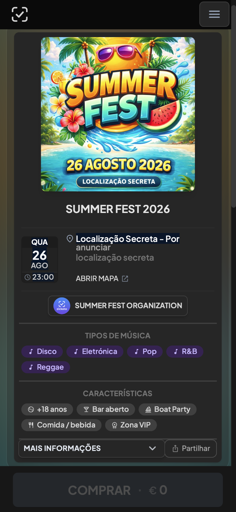 Online purchase and admission, with no app install.